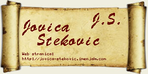 Jovica Steković vizit kartica